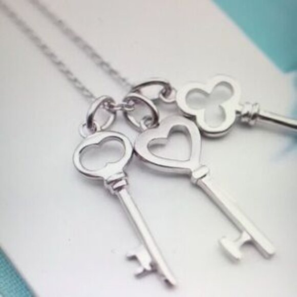 Tiffany & Co. Silver Key Necklace - Picture 7 of 7